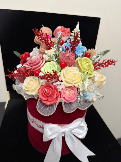 Christmas Candle Bouquet